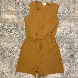 Calvin Klein camel romper size 2
